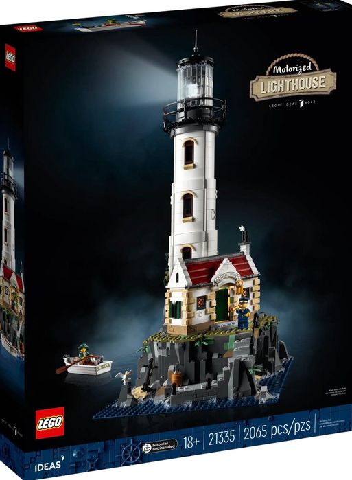 Lego IDEAS O Farol Motorizado 21335 (novo selado em caixa)