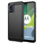 Carbon Case etui Motorola Moto E13 elastyczny silikonowy karbonowy pok