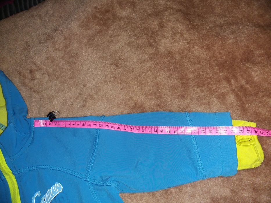 Kurtka niebieska rozm. 80 buty rozm. 23 chłopiec