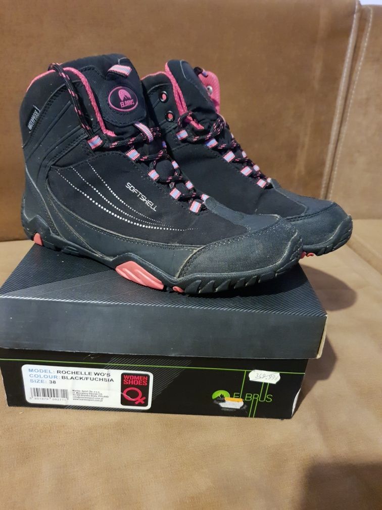 Buty Elbrus soft shell waterproof  rozmiar 38