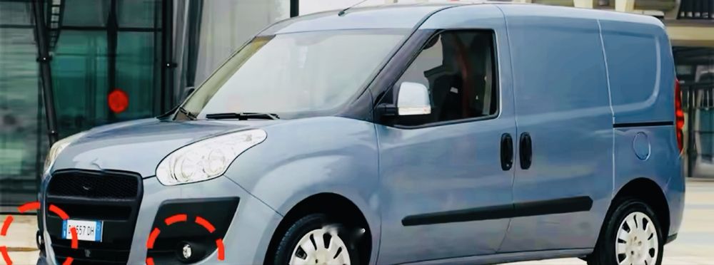 Освітленя Птф противотуманка Fiat Doblo мото