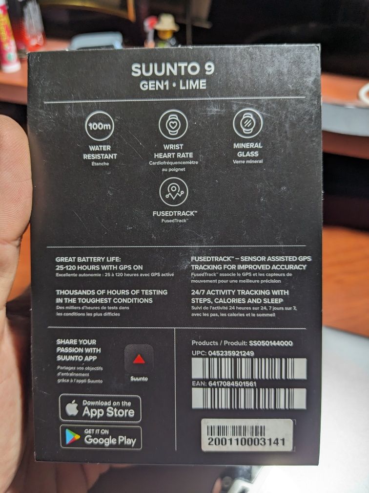 Suunto 9 g1 lime