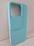 Camshield Soft do Iphone 15 Pro Miętowy