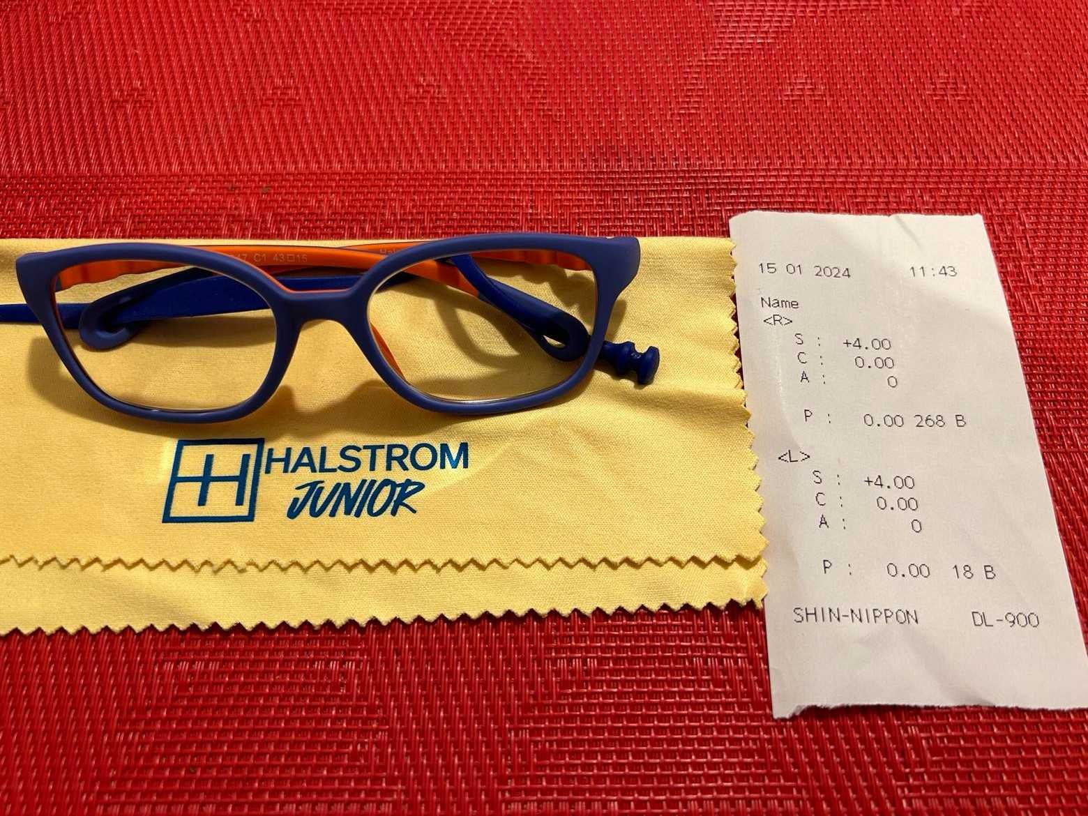 okularki korekcyjne dla dziecka Halstrom Junior