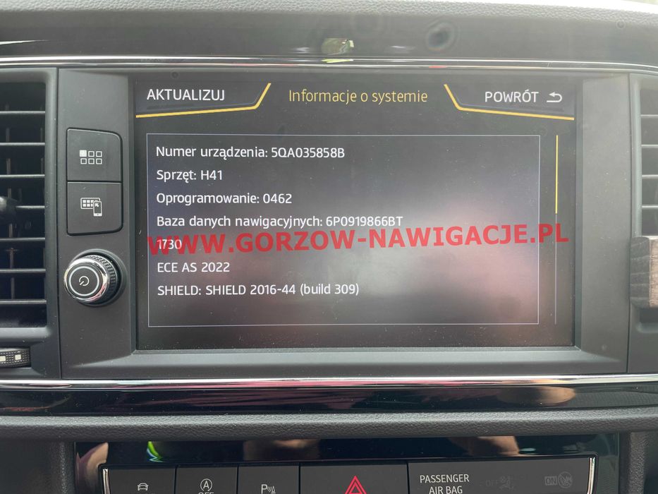 Polskie menu Polski lektor Mapy 2025 VW , Audi , BMW , Skoda i inne