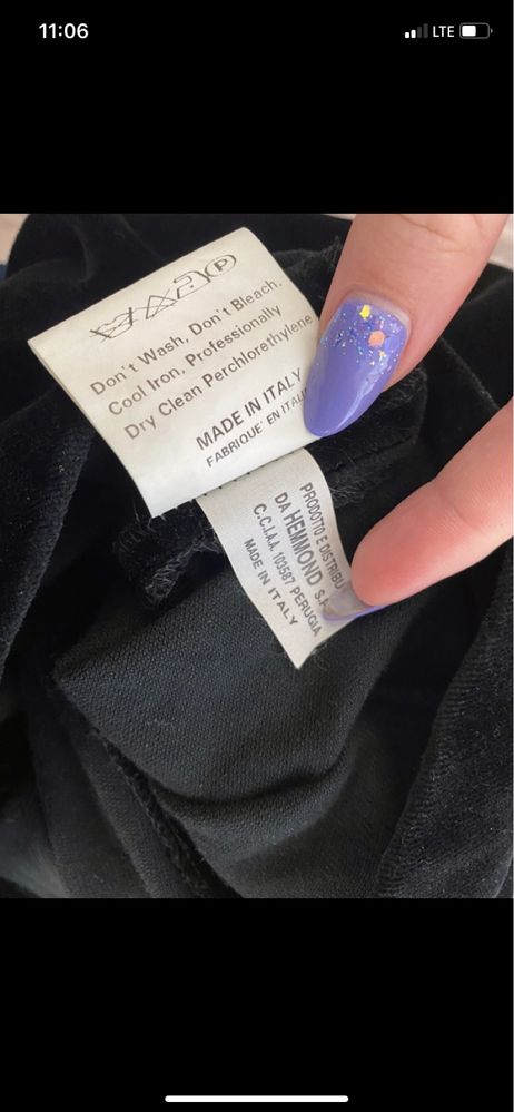 spodnie valentino welurowe/aksamitne vintage