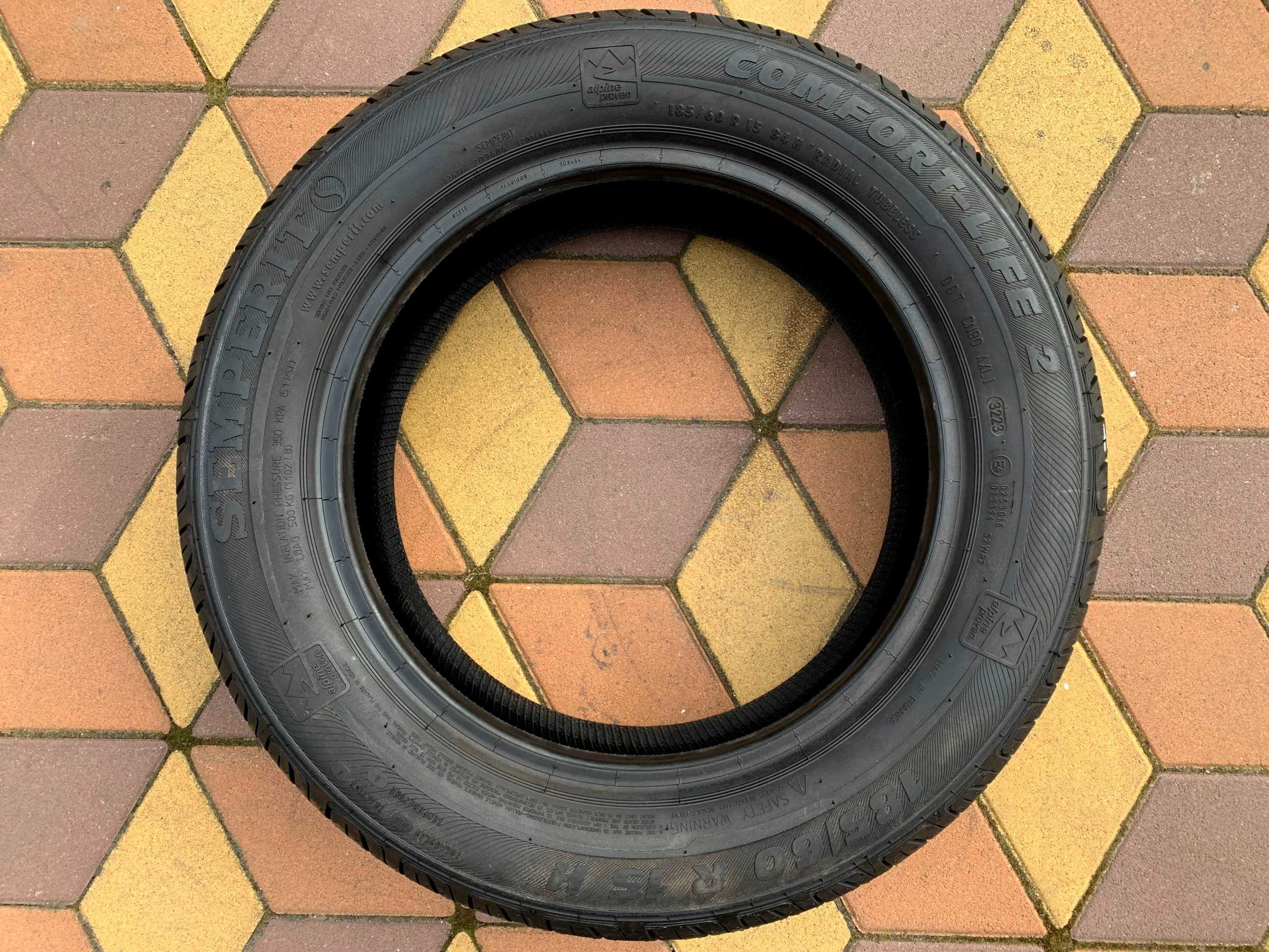 185/60 R15 Semperit Comfort-Life 2. Шини літні 4 шт.