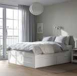 Vendo CAMA IKEA BRIMNES 160x200cm + Estrado.