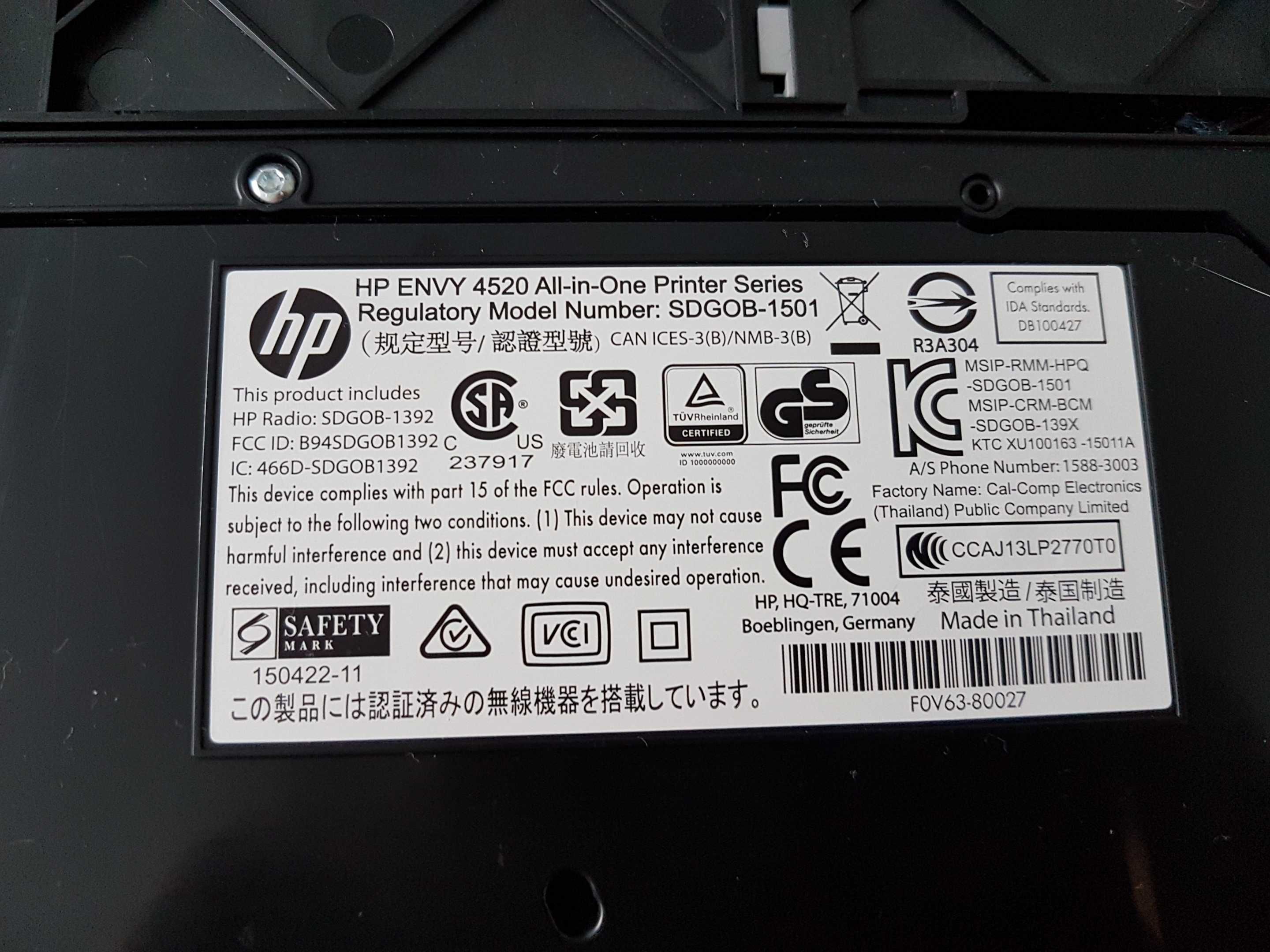 Urządzenie wielofunkcyjne HP ENVY 4520 drukarka+ksero+skaner WIFI USB