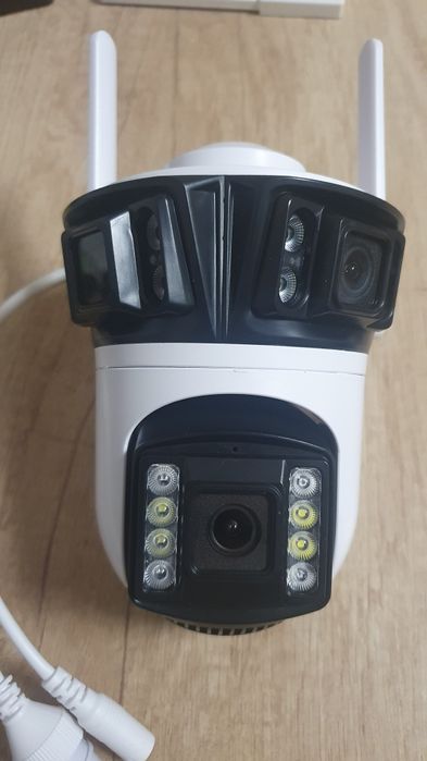 Подвійна IcSee PTZ 3/4/6/8мр IP уличная Wi-Fi камера XMEYE