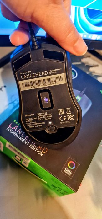 Rato Gaming RAZER Lancehead Tournament Ed. (16000 dpi - Preto)