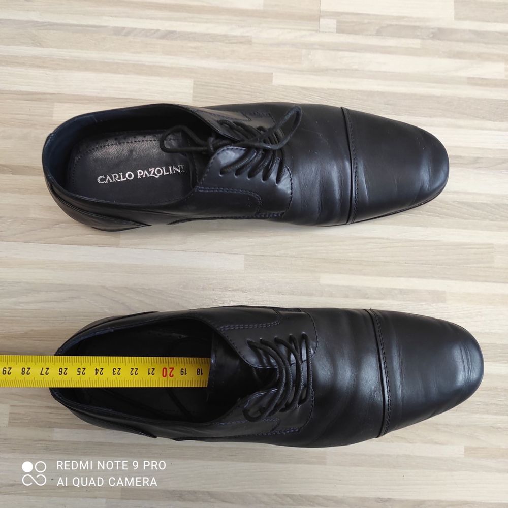 Кожаные туфли Carlo Pazolini р.42,5 шкіряні туфлі