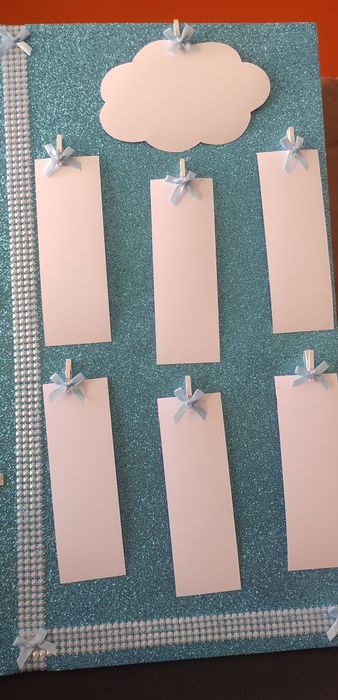 Placar para batizado personalizado