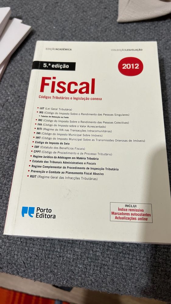 Livro fiscal de 2012