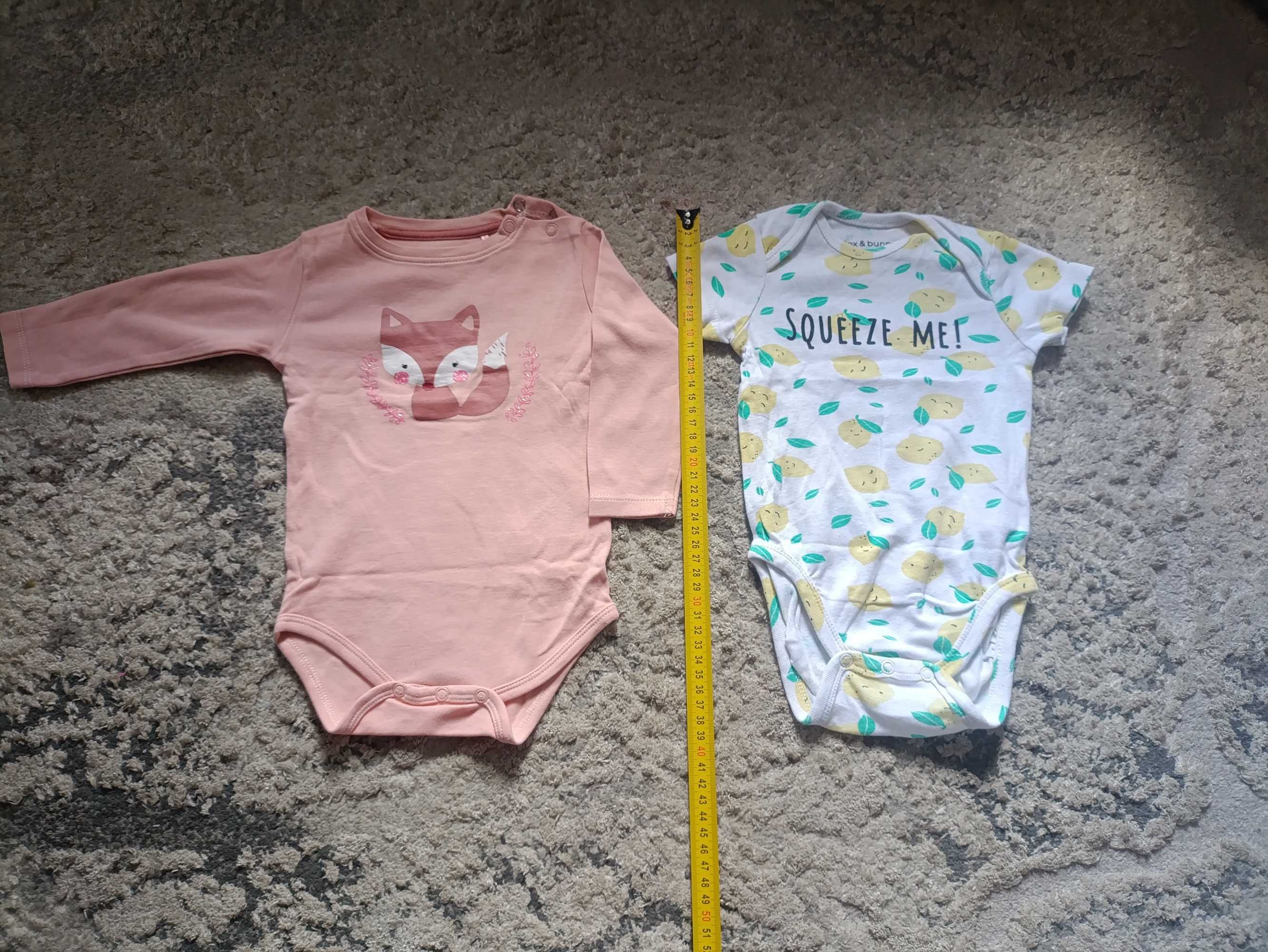 Zestaw ubrań niemowlęcych dla dziewczynki 74 bluza body