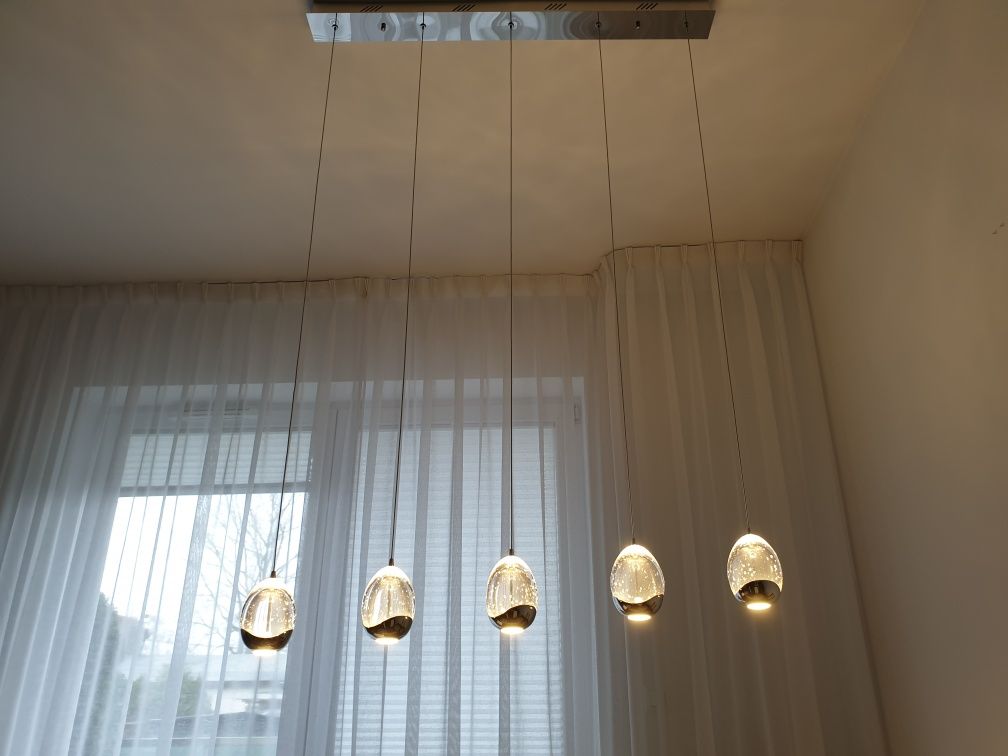 Lampa wisząca Schiller Rocio 5 Led listwa chrom okazja!!