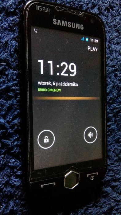 Smartfon samsung omnia II 2 CyanogenMod android i windows 6.5 amoled