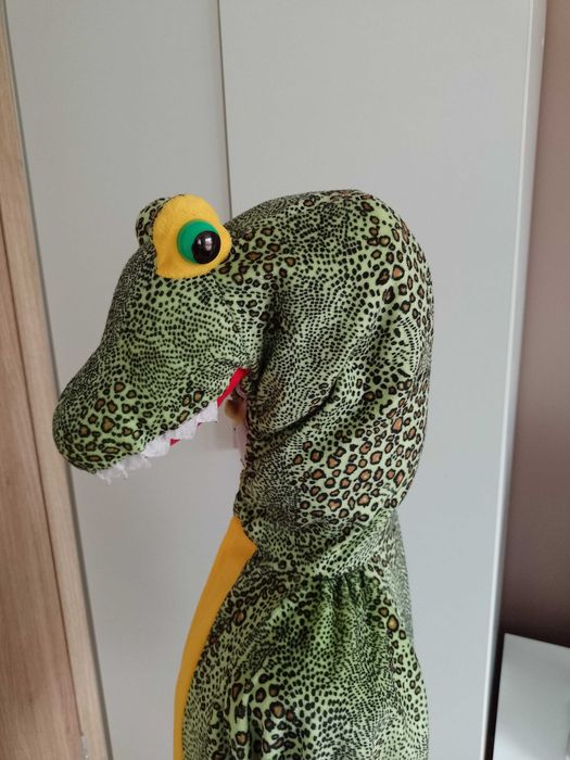 NOWY strój karnawałowy SMOKA DINOZAURA KROKODYL kostium 122/128 (54)