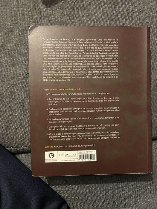 Termodinâmica Aplicada, Edmundo Gomes de Azevedo