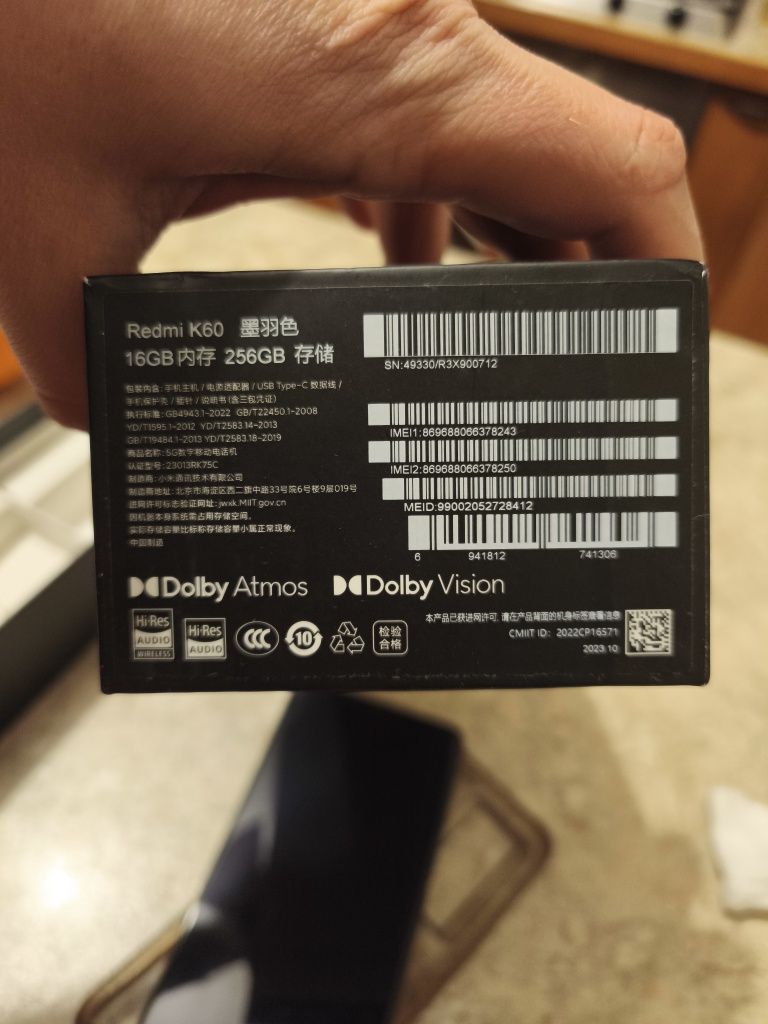 Xiaomi Redmi k60 16/256