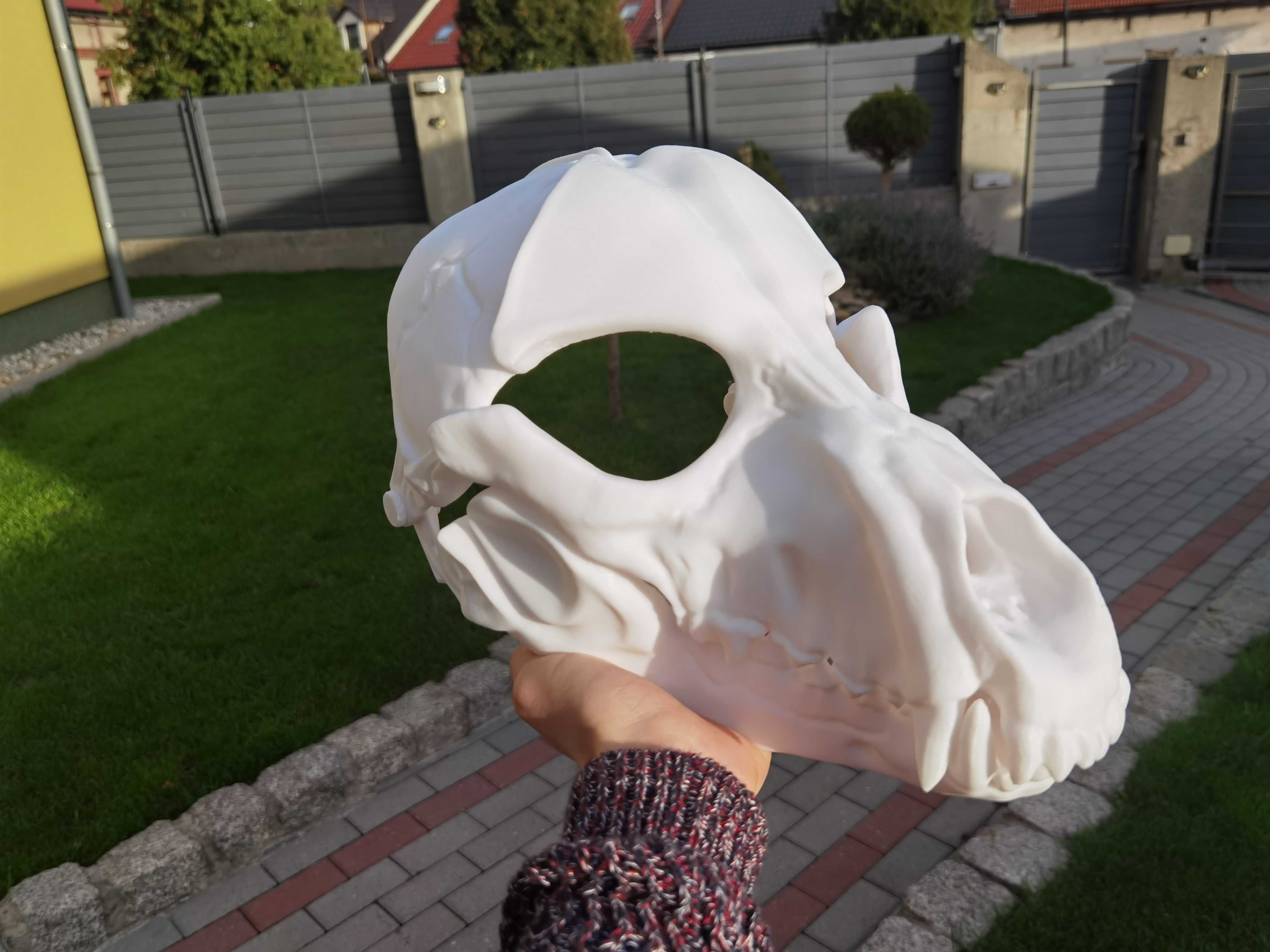 Skull Dog fursuit furry maska head