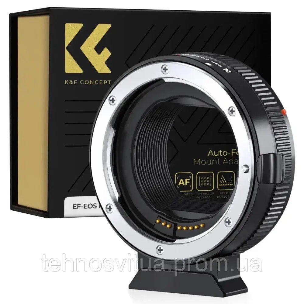 Адаптер K&F Concept для объектива Canon EF EF-S на камеру EOS R/RF RP