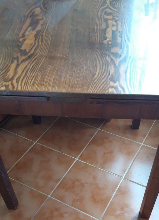 Стіл обідній дерев'яний полірований б/к