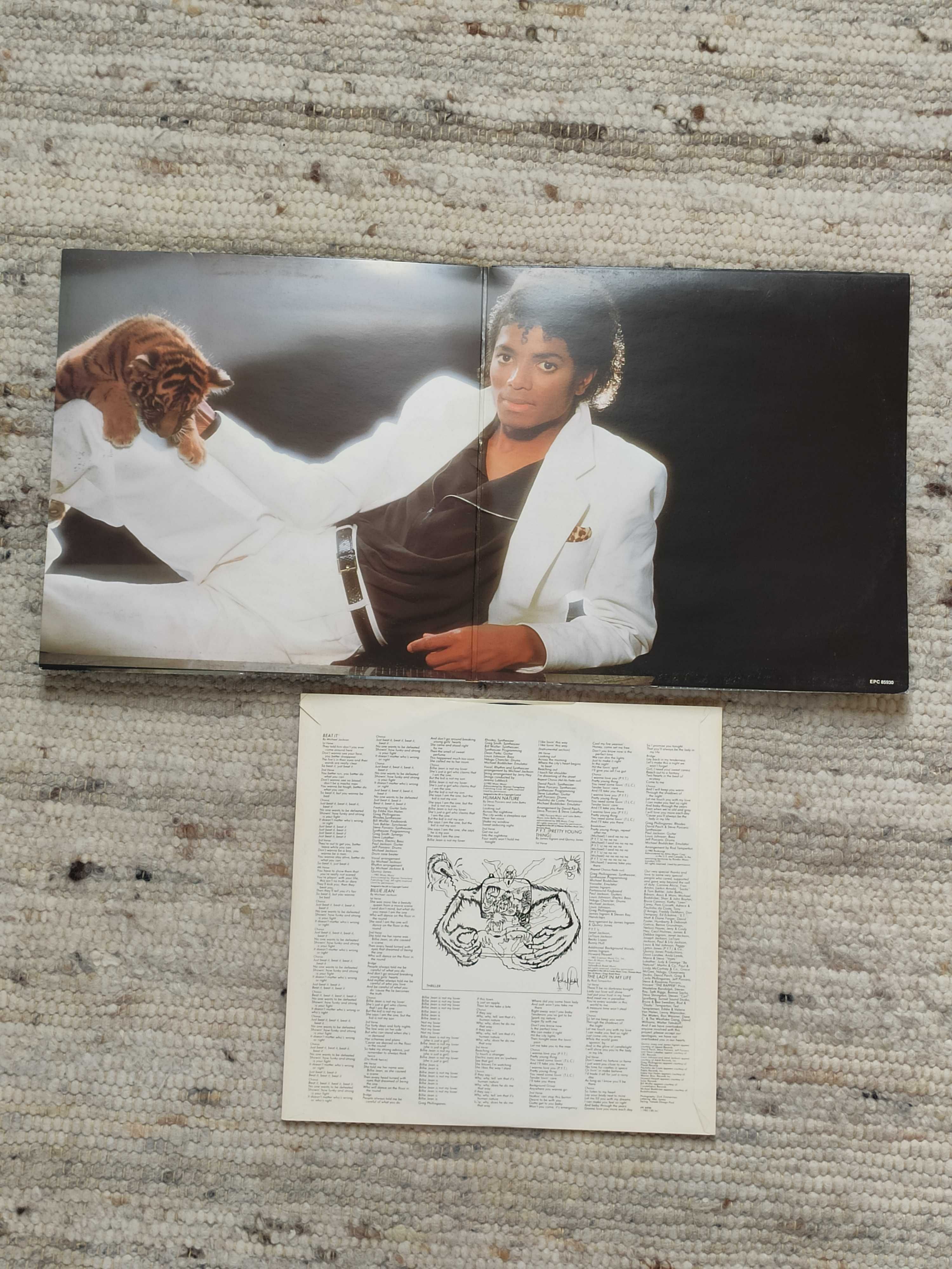 Michael Jackson LP Thriller, 1. wyd. ang. 1982, winyl BILLY JEAN