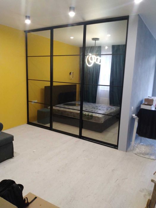 Перегородки в стиле Лофт. Межкомнатные раздвижные двери