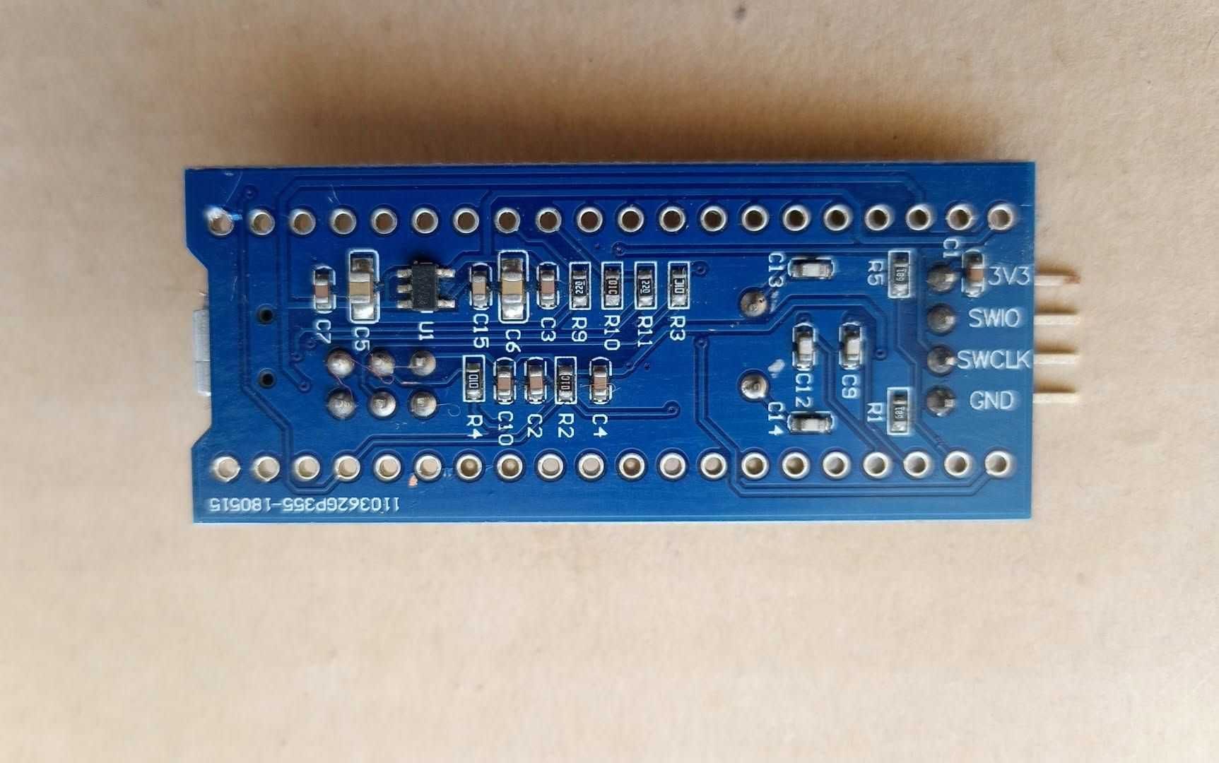 Микроконтроллер на плате CKS32F103C8 72 МГц питание 3-5 В micro USB