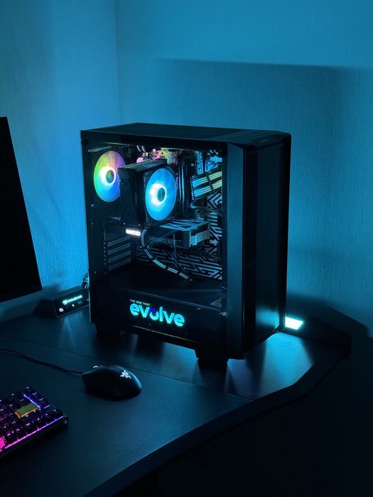 КАСТОМНЫЙ ПК RTX 3060 12Gb 6 ЯДЕР i5-11400 SSD HDD 16GB RAM Evolve PC