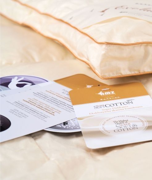 Kołdra AMZ MATERACOWA PRESTIGE zimowa puch 100% 135x200cm Biały