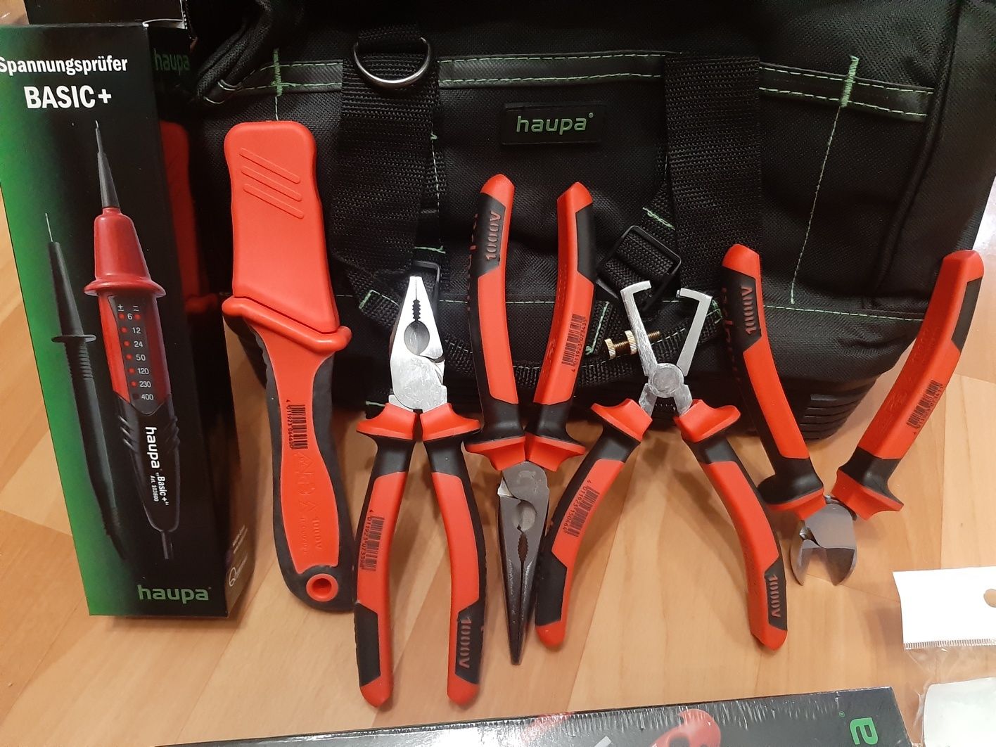Haupa 220800/Сумка для инструментов ToolBag XL VDE,набор инструментов.
