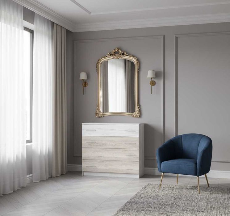 Комод «Ким 4Ш»  сочетает в себе привлекательность и практичность