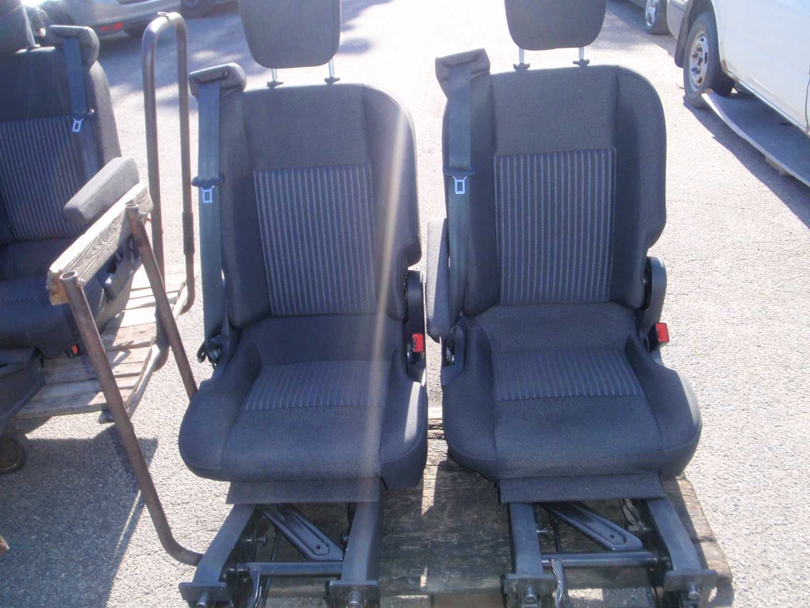 Ford Transit Custom 9-os fotele 2 i 3 rząd regulowane oparcia idealne