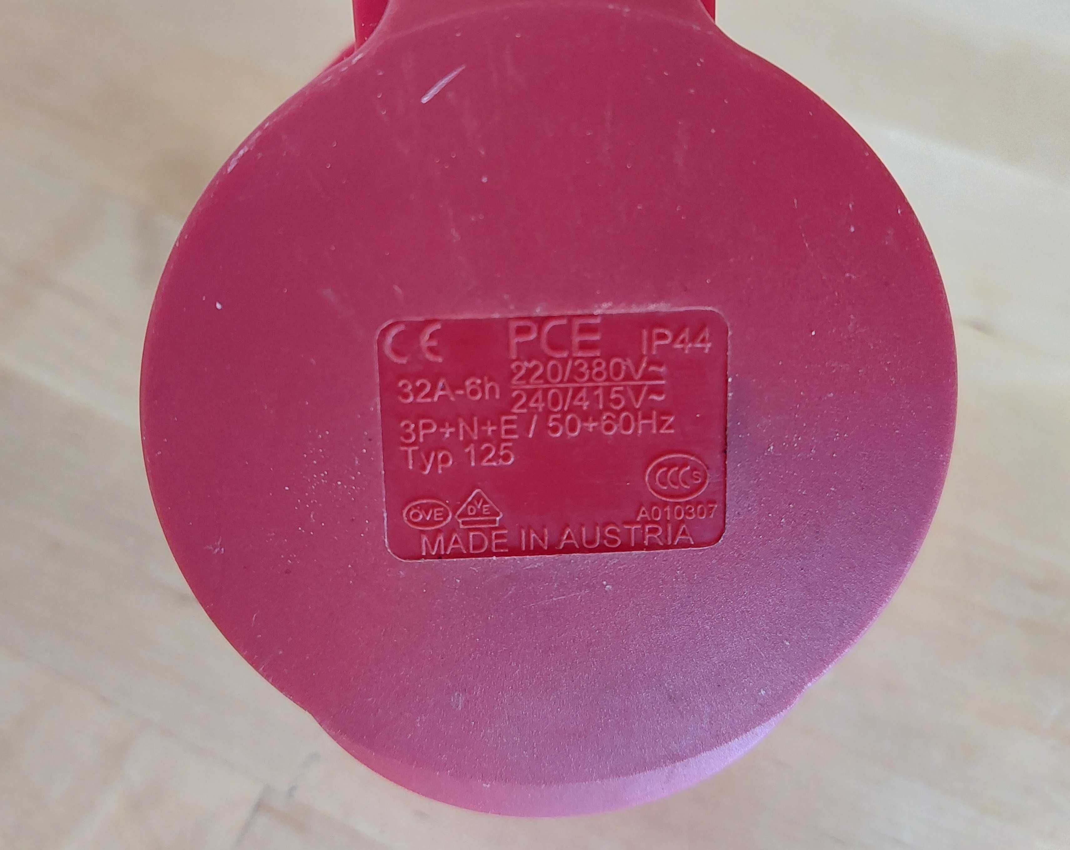 2 Gniazda Siłowe Trójfazowe Austriackie 32A IP44 Cena za 2 Gniazda