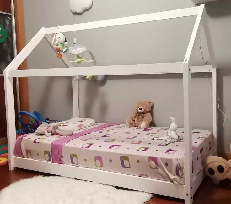 Cama criança Montessori + colchão de sonho