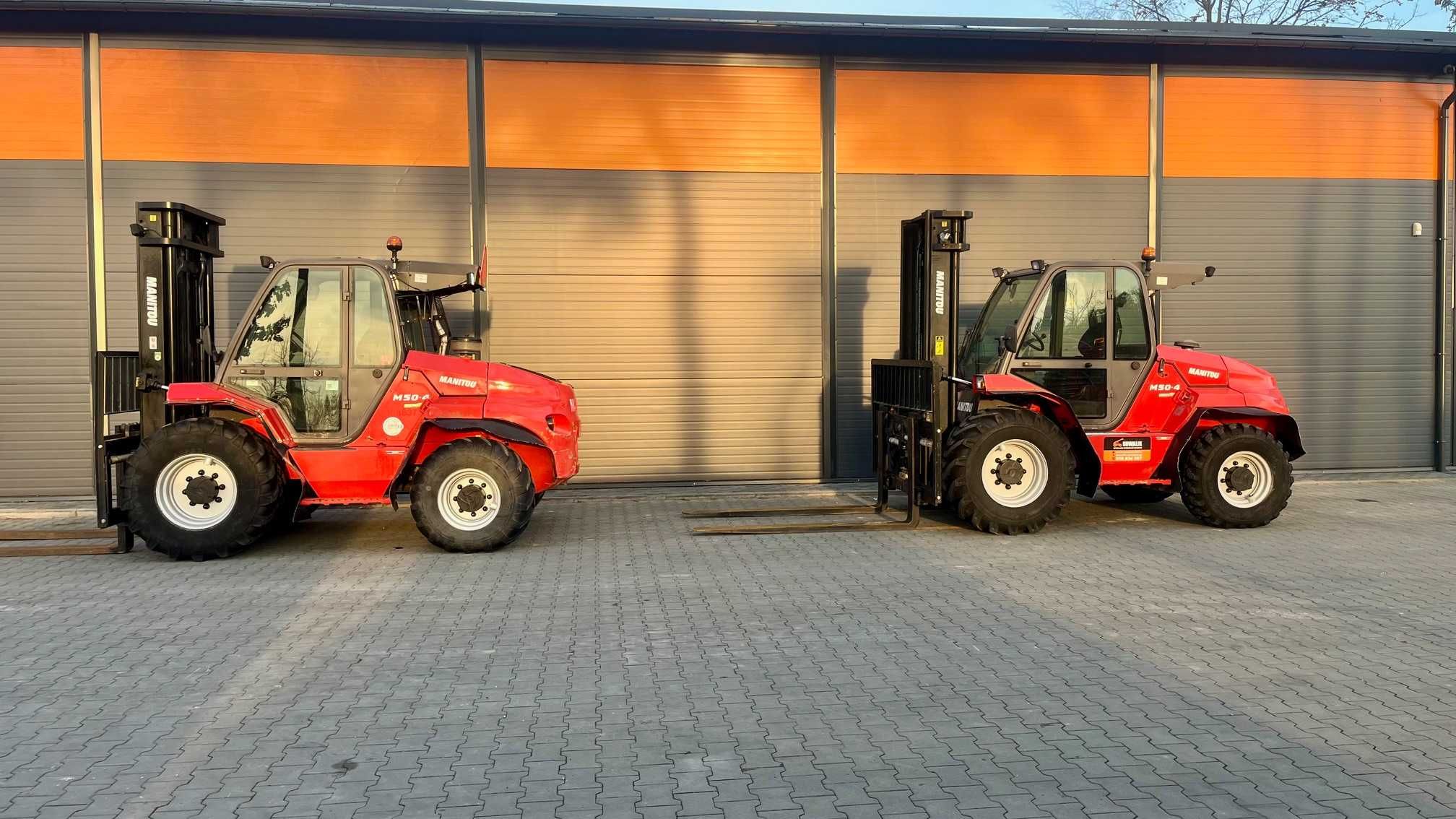Wynajem wózka widłowego terenowego MANITOU 5 T