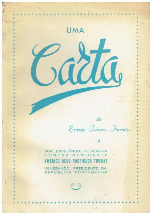 9373 Uma Carta de Ernesto Tavares Pimenta / Autografada