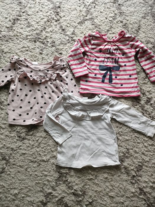 Koszulka z długim rękawem 9-12 msc