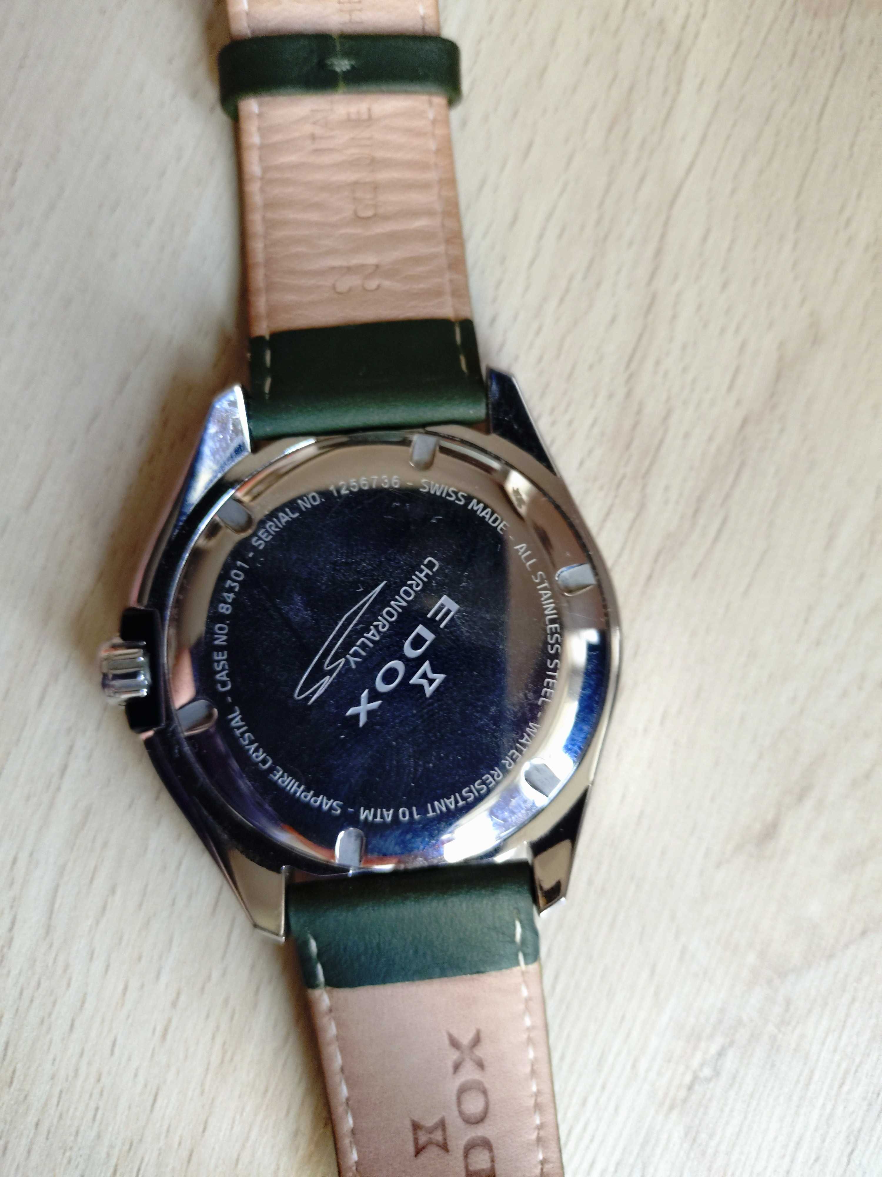 EDOX Chronorally-S Black - JAK NOWY, I WŁAŚCICIEL + 2 nowe paski