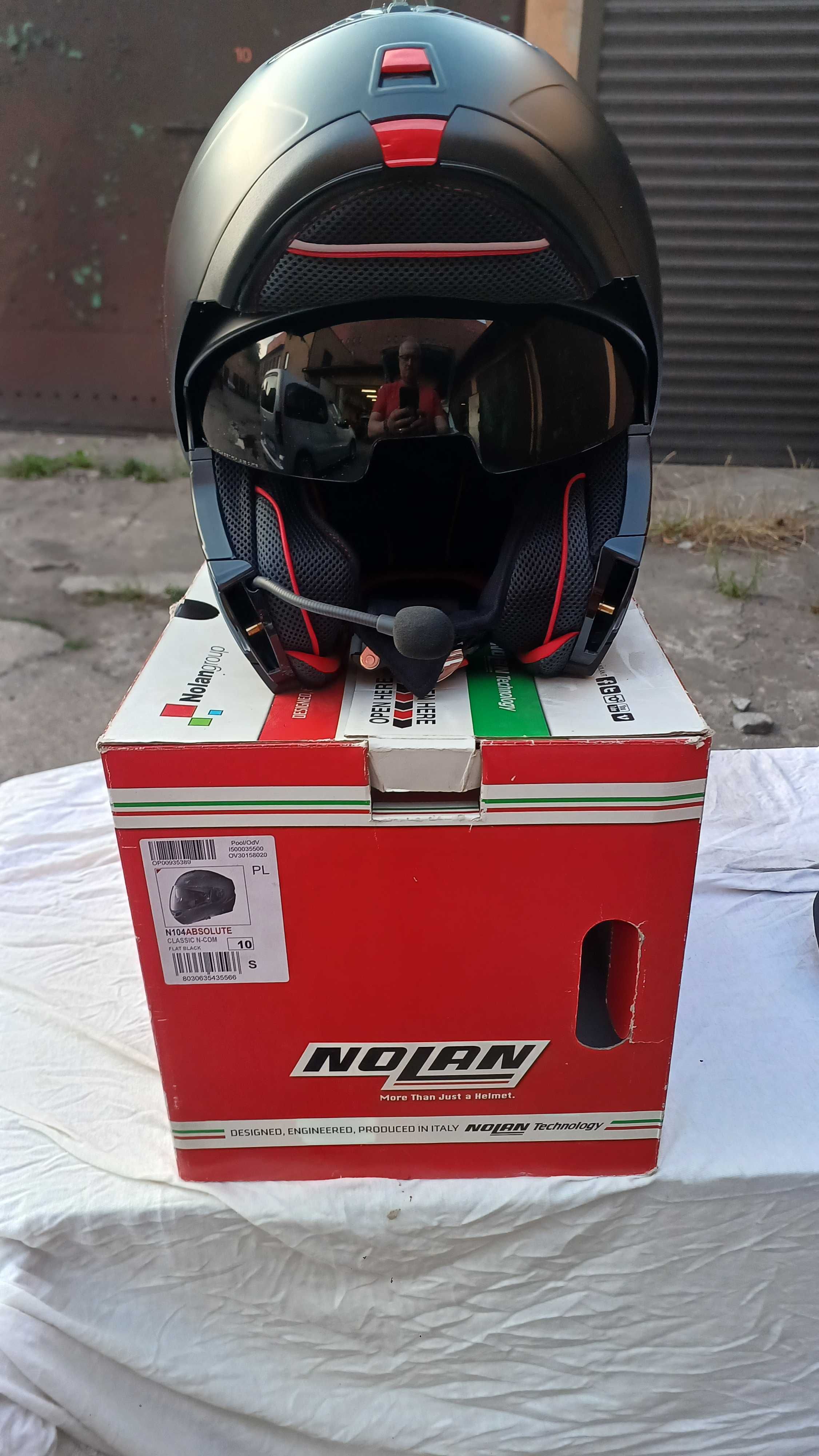 Kask Nolan N104 Absolut z interkomem