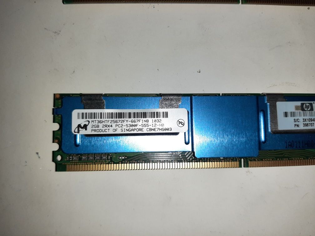 4gb ram HP ddr2 servidor- 2rx4 pc5300f