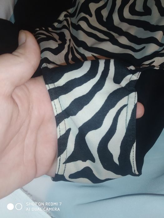 Женский большой купальник зебра цельный на всё тело чёрный слитный