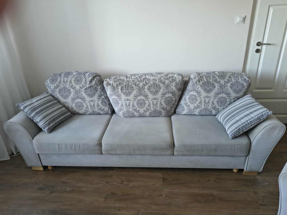 Sofa rozkładana  i fotel