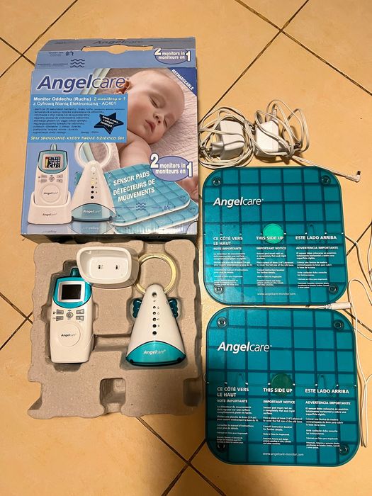 Elektroniczna niania AngelCare AC 401 z monitorem oddechu