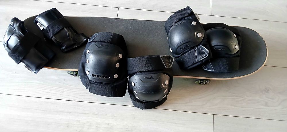 Deskorolka z ochraniaczami