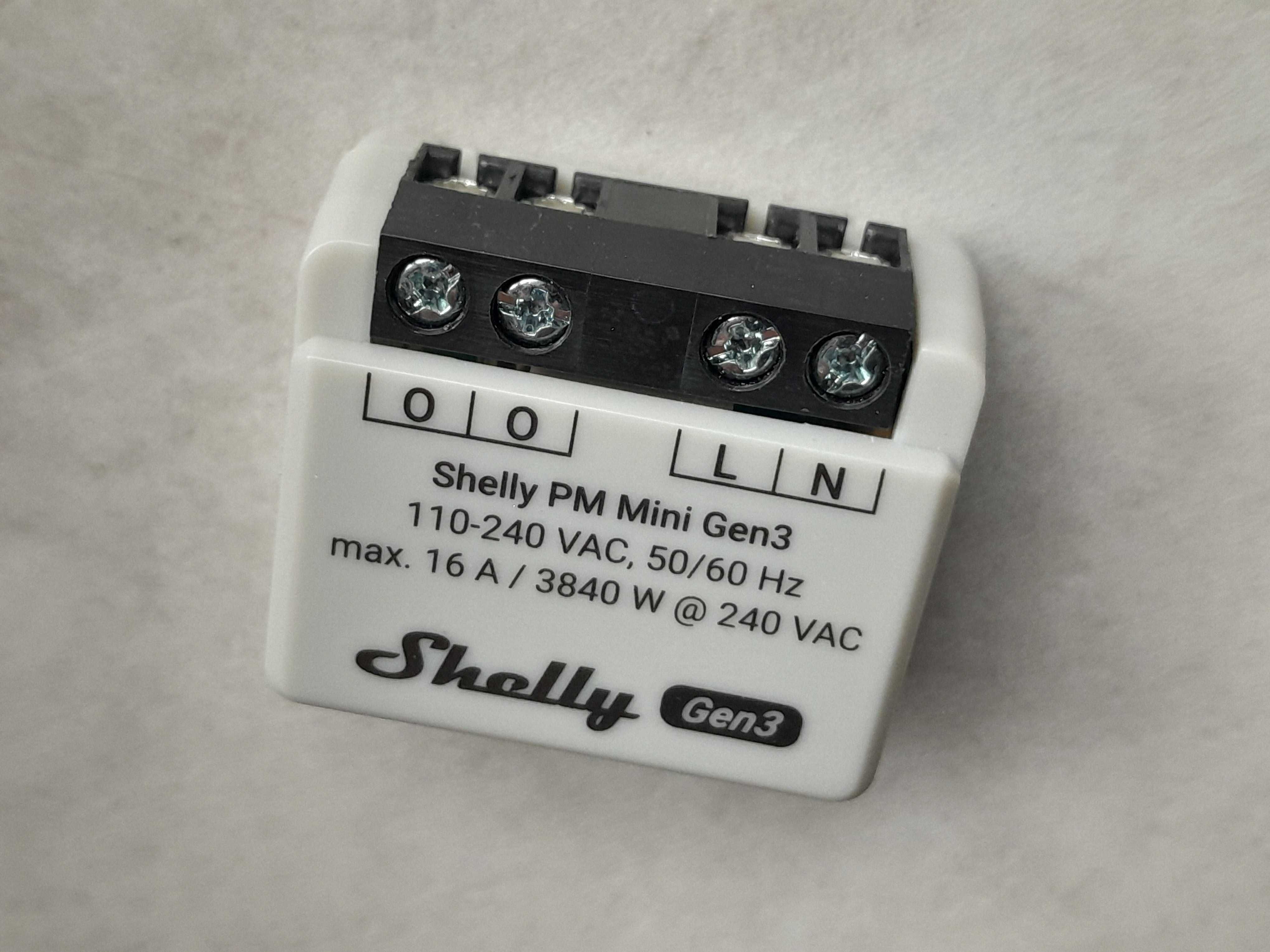 Shelly Plus PM Mini Gen.3 bezprzewodowy przełącznik Wi-fi nowy outlet