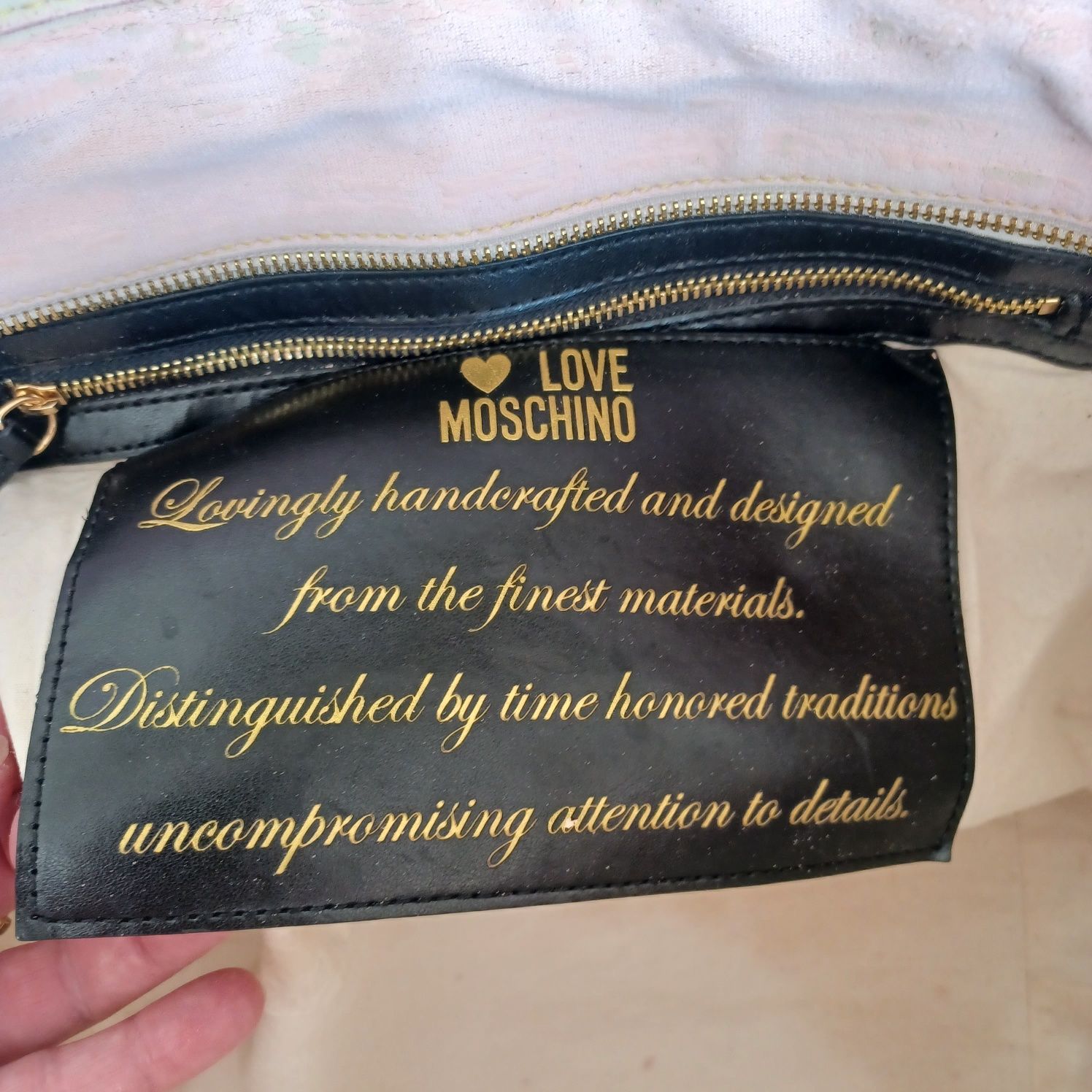 Duża torebka shopper bag Love MOSCHINO plaża zakupy XXL