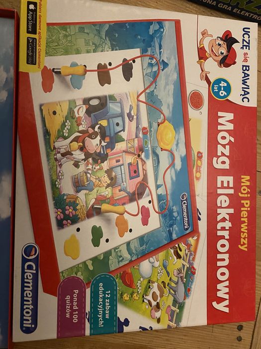 Mózg elektronowy clementoni zabawka interaktywna